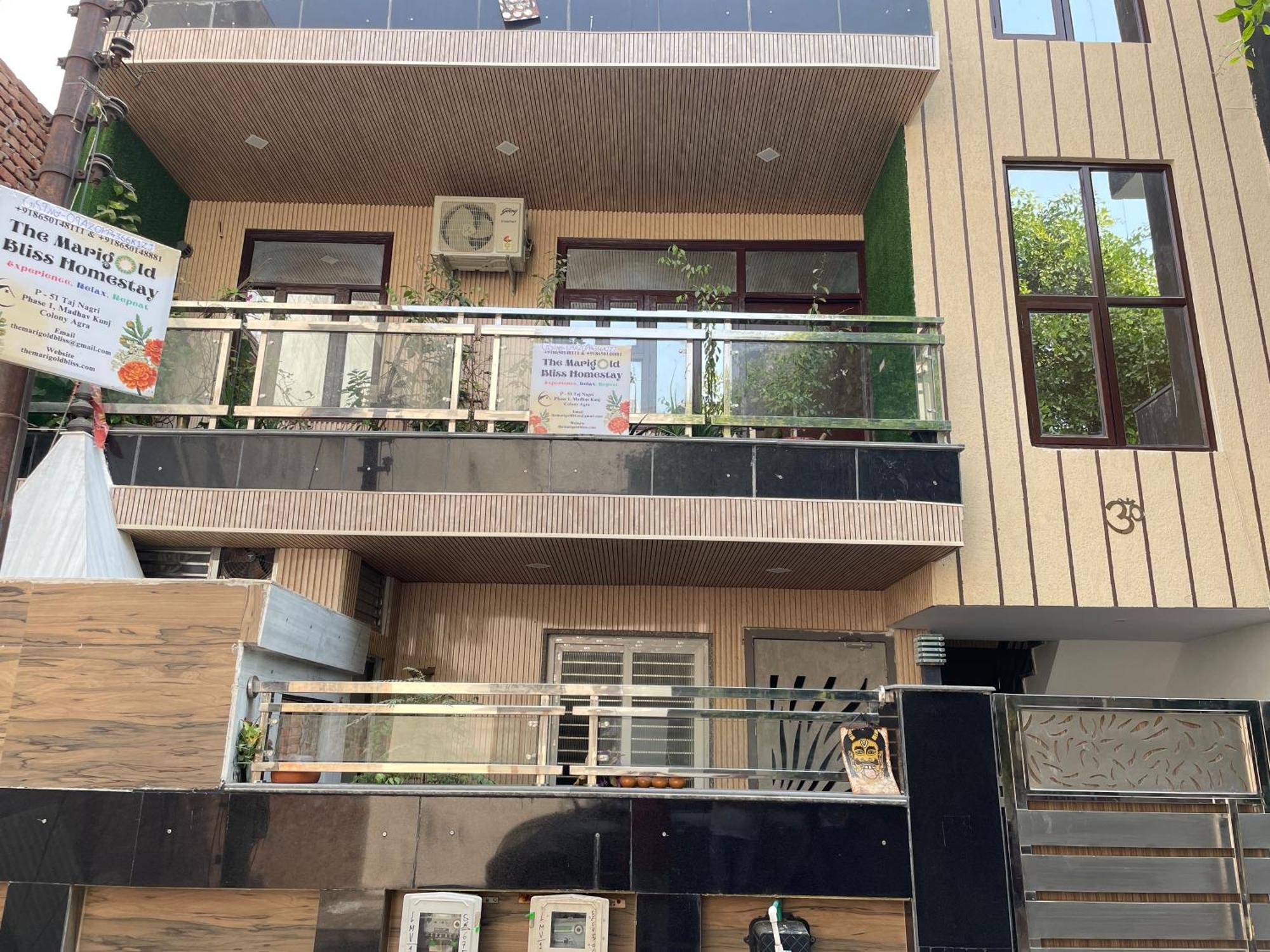 The Marigold Bliss Appartement Agra  Buitenkant foto